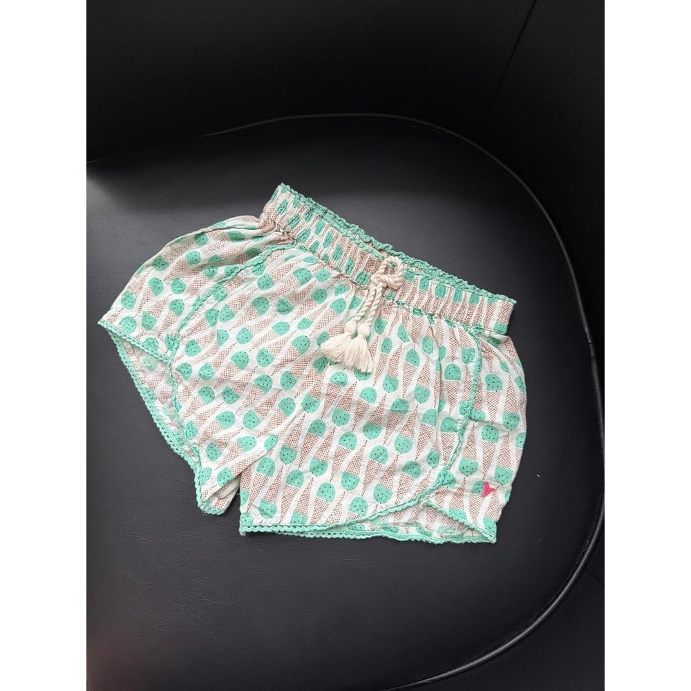 Pink Chicken Girls' Millie Shorts playful ice cream cone print size 6